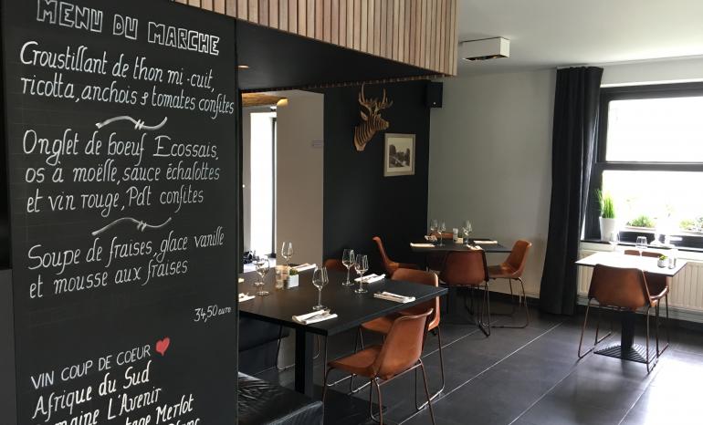 La Passerelle : Restaurant, restaurant à Grandhan (Durbuy)