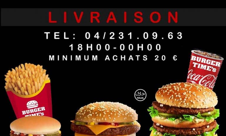 Burger-Time's, snack à Liège