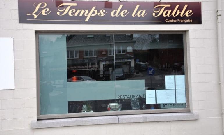 Le Temps De La Table, restaurant à Nalinnes (Ham-sur-Heure-Nalinnes)